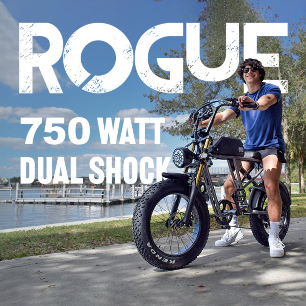 rogue cafe racer e bike 750 watt motor - electriibe
