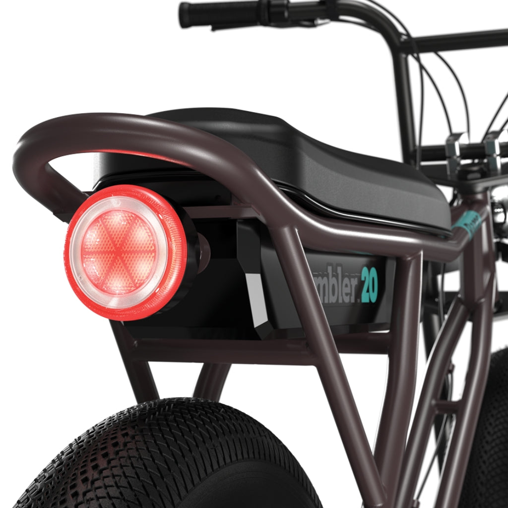 Razor Rambler 20 Electric Bike - Brown/Teal - electriibe