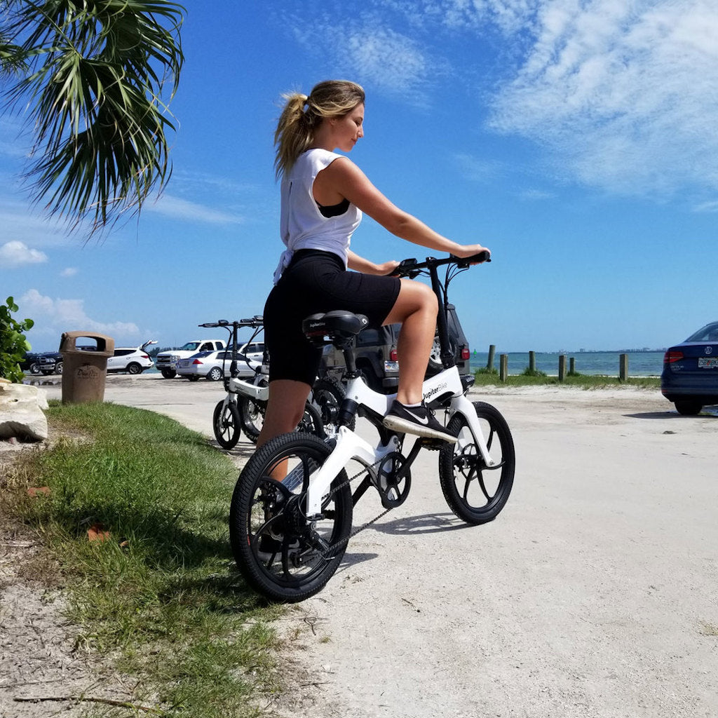 discovery x7 folding electric bike lifestyle