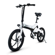 Discovery X7 folding electric bike - white