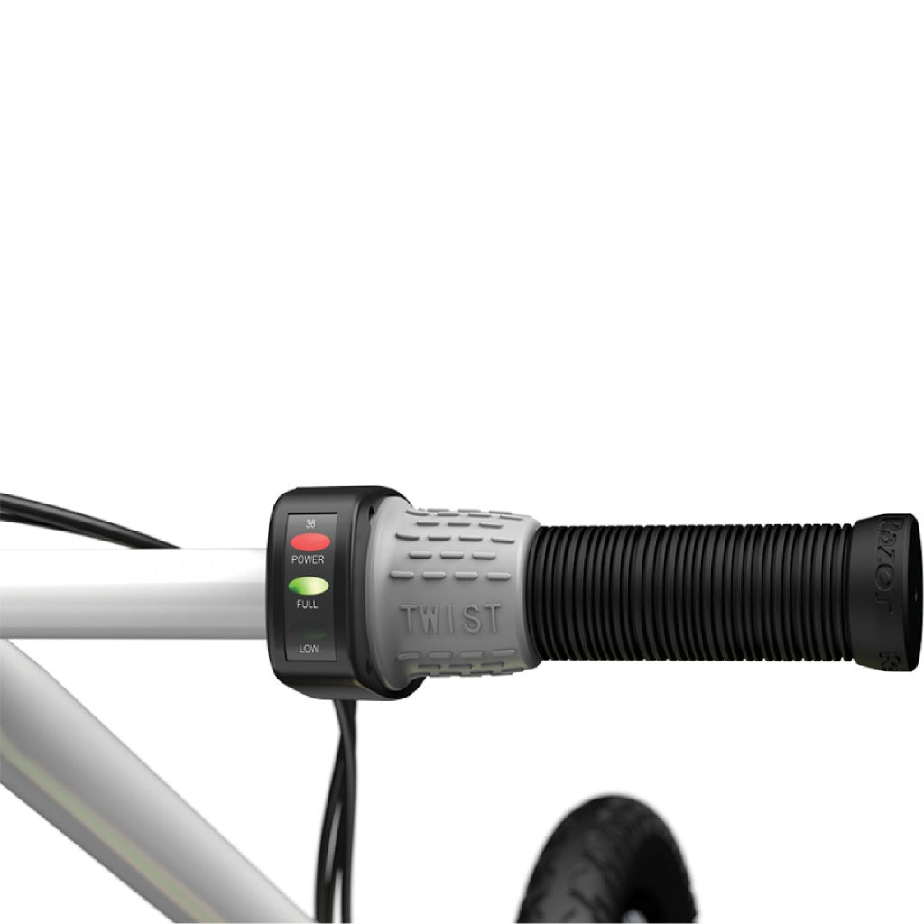 razor ecosmart sup electric standup scooter with twist grip throttle