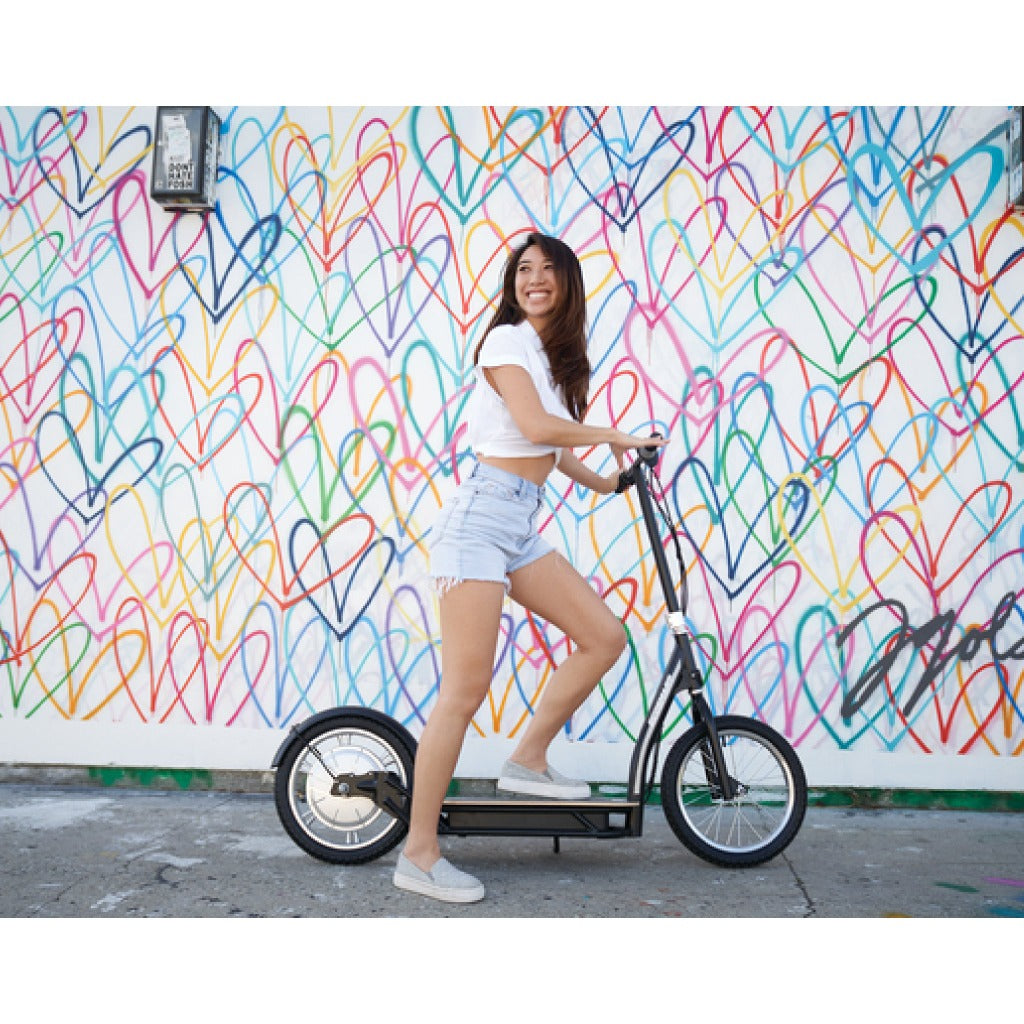 razor ecosmart sup electric standup scooter with hub driven motor