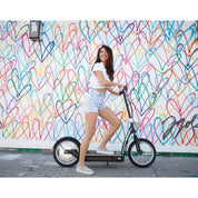 razor ecosmart sup electric standup scooter with hub driven motor