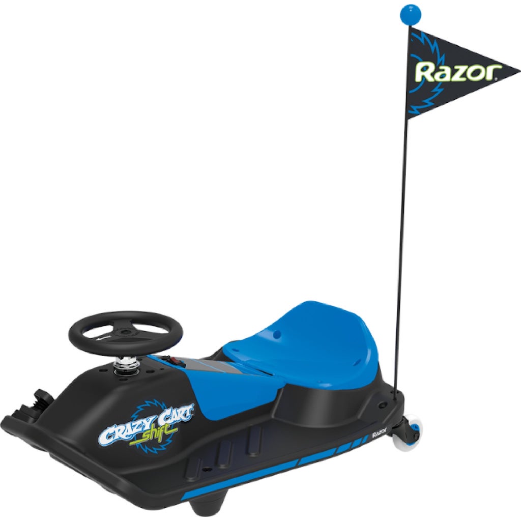 Razor crazy cart shift in blue for kids