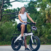 defiant fat tire folding electric bicycle for adults