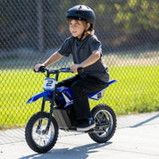 MX25 Razor dirt bike young riders action shot electriibe