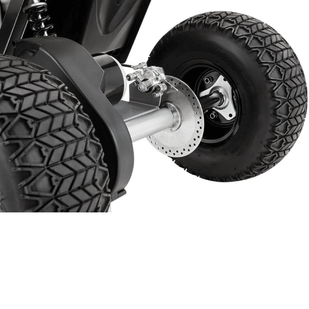 razor dirt quad 500 with front and rear specific pneumatic tires