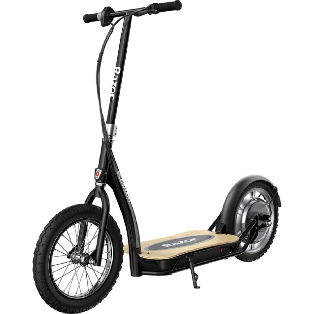 razor ecosmart sup electric standup scooter with rear wheel drive