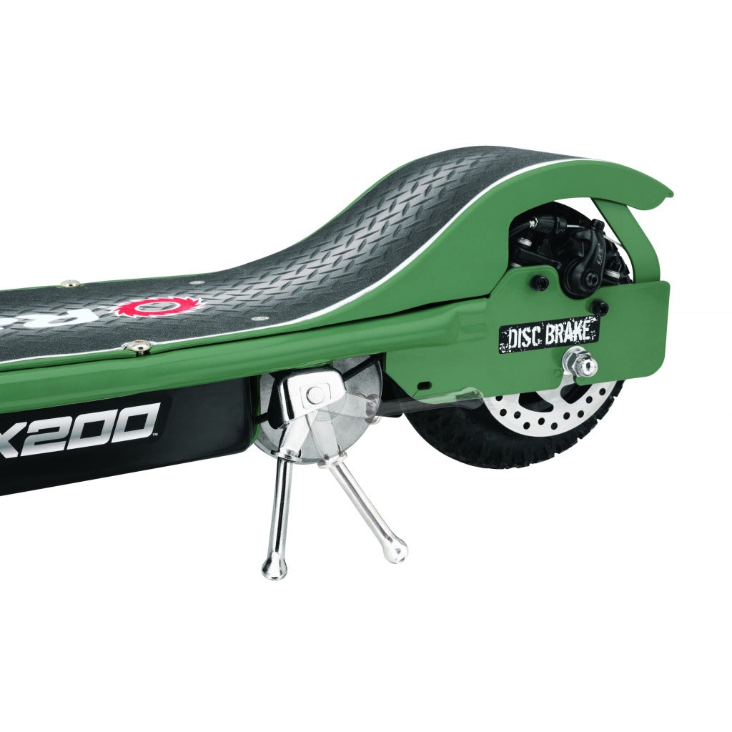 Razor RX200 electric scooter with retractable kick stand