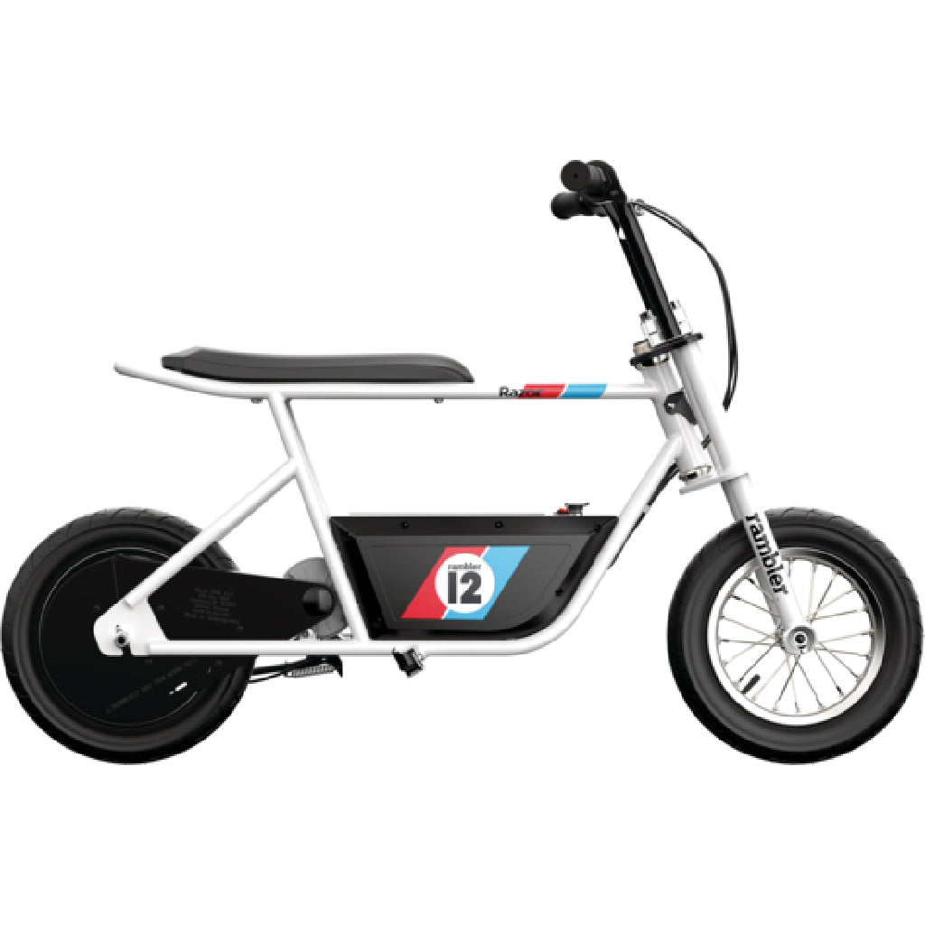 Razor Rambler 12 Electric Mini Bike Mint/White electriibe