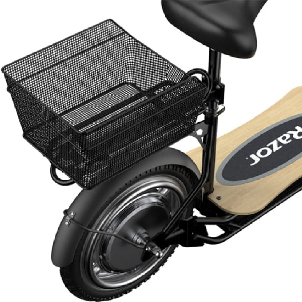 razor ecosmart metro electric scooter with detachable basket