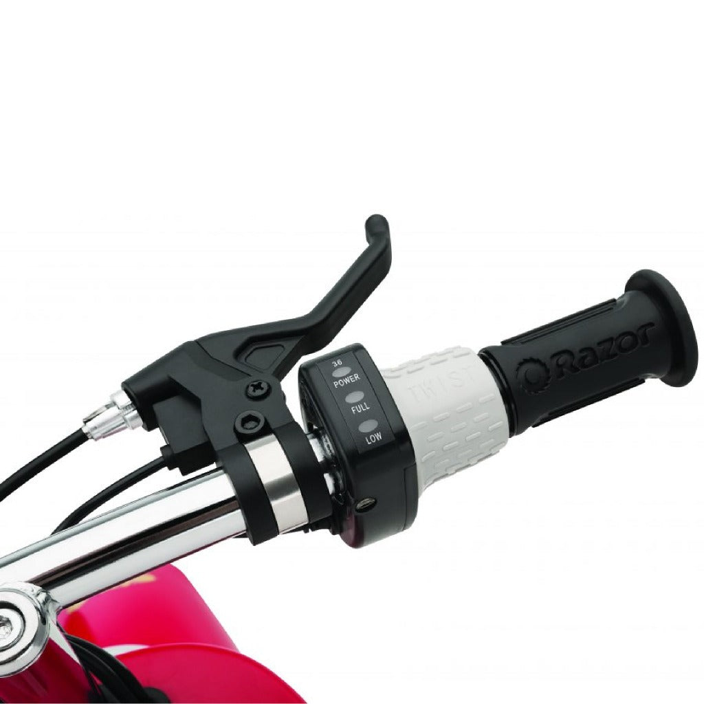 razor pocket mod belezza with twist grip throttle